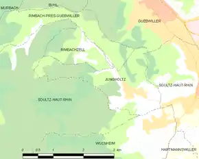 Poziția localității Jungholtz
