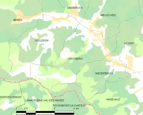 Poziția localității Kirchberg