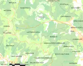 Poziția localității Lautenbachzell