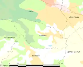 Poziția localității Leimbach