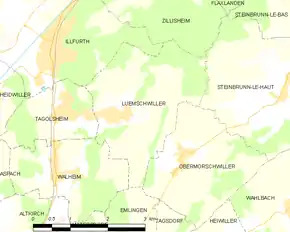 Poziția localității Luemschwiller