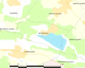 Poziția localității Michelbach