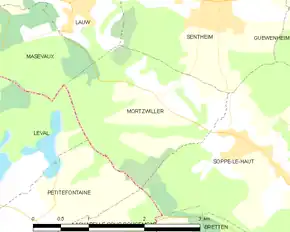 Poziția localității Mortzwiller