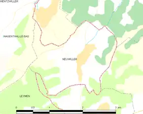 Poziția localității Neuwiller
