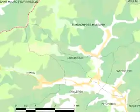 Poziția localității Oberbruck
