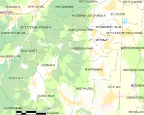 Poziția localității Pfaffenheim