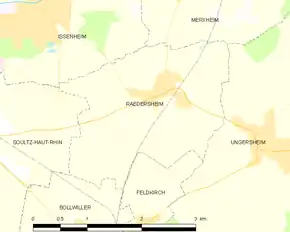 Poziția localității Raedersheim