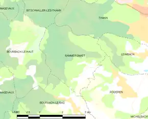 Poziția localității Rammersmatt