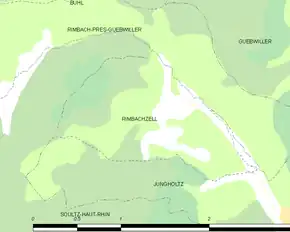 Poziția localității Rimbachzell