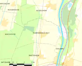 Poziția localității Rumersheim-le-Haut