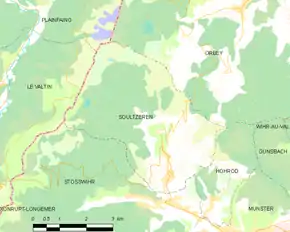 Poziția localității Soultzeren