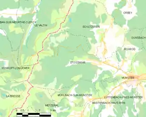 Poziția localității Stosswihr