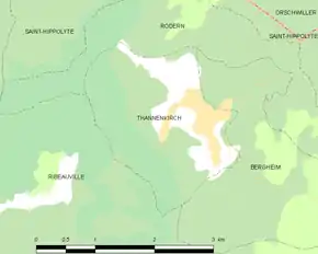 Poziția localității Thannenkirch