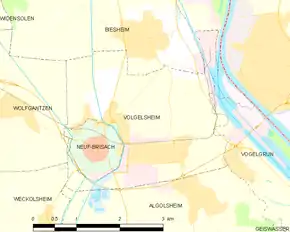 Poziția localității Volgelsheim