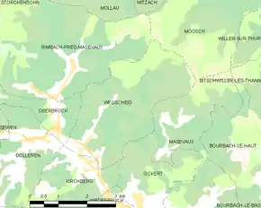 Poziția localității Wegscheid
