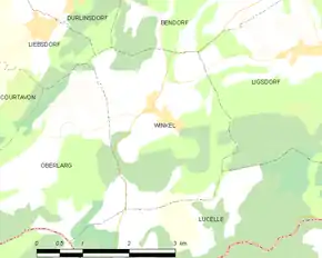 Poziția localității Winkel