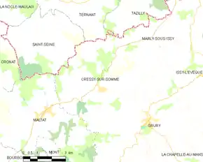 Poziția localității Cressy-sur-Somme