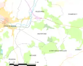 Poziția localității Hautefond