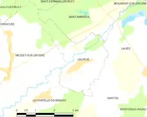 Poziția localității Lalheue