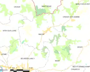 Poziția localității Maltat
