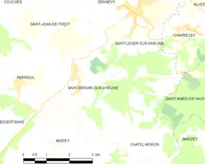 Poziția localității Saint-Bérain-sur-Dheune