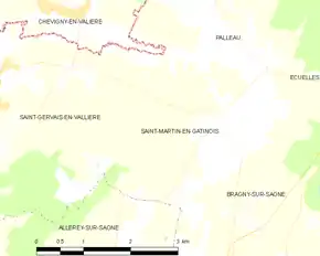 Poziția localității Saint-Martin-en-Gâtinois