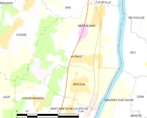 Poziția localității La Salle