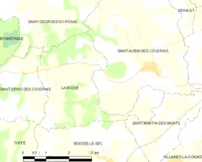 Poziția localității La Bosse