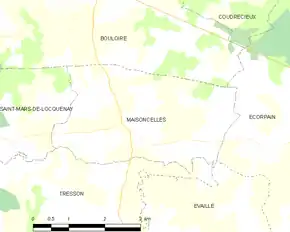 Poziția localității Maisoncelles