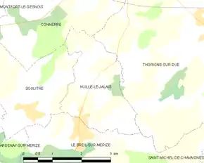 Poziția localității Nuillé-le-Jalais