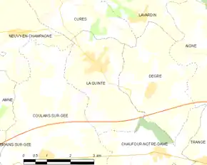 Poziția localității La Quinte