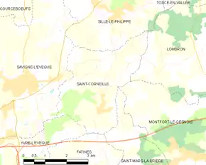 Poziția localității Saint-Corneille