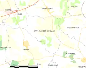 Poziția localității Saint-Jean-des-Échelles