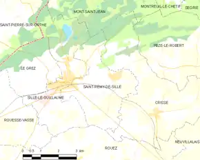 Poziția localității Saint-Rémy-de-Sillé
