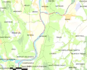 Poziția localității La Balme