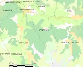 Poziția localității La Perrière