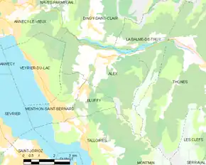 Poziția localității Alex