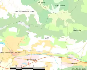 Poziția localității Ayse