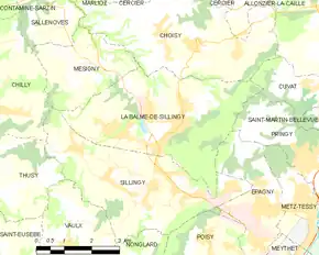 Poziția localității La Balme-de-Sillingy
