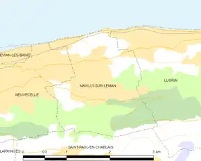 Poziția localității Maxilly-sur-Léman