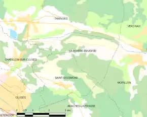 Poziția localității La Rivière-Enverse