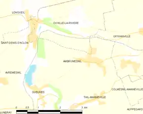 Poziția localității Ambrumesnil