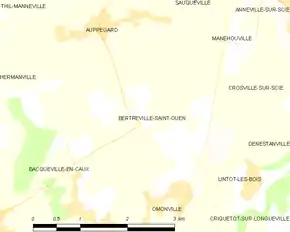 Poziția localității Bertreville-Saint-Ouen