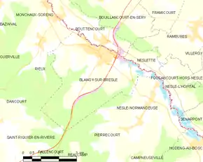 Poziția localității Blangy-sur-Bresle