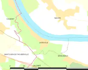 Poziția localității La Bouille