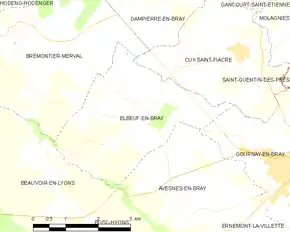 Poziția localității Elbeuf-en-Bray