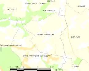 Poziția localității Épinay-sur-Duclair