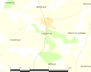 Poziția localității Étalleville