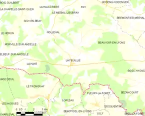 Poziția localității La Feuillie