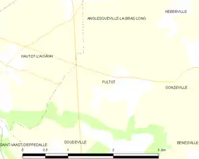 Poziția localității Fultot